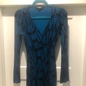 Long sleeve mini dress